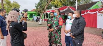 Inilah Penyampaian Dandim Bojonegoro, Usai Gowes Bersama Lintasi Dua Desa Sasaran program TMMD 110 Tambakrejo